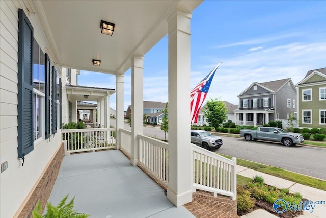 108 Napolean Ave, Madison, AL 35758 - view of patio featuring covered porch and a residential view