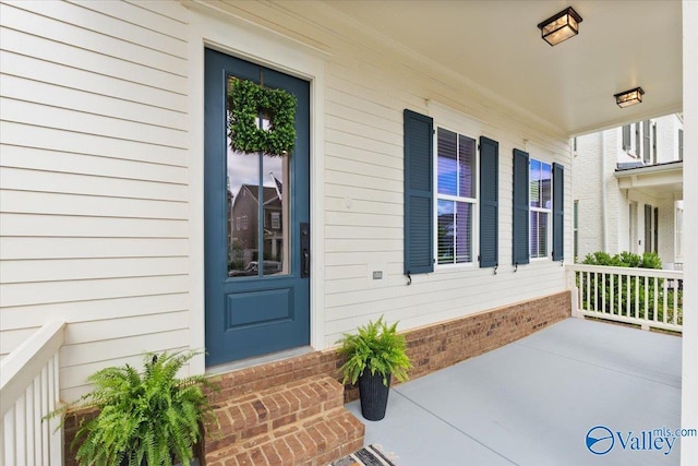 108 Napolean Ave, Madison, AL 35758 - doorway to property featuring a porch