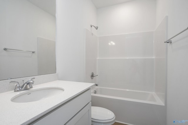 139 Jude Ln, Hazel Green, AL 35750 - bathroom featuring toilet, tub / shower combination, and vanity