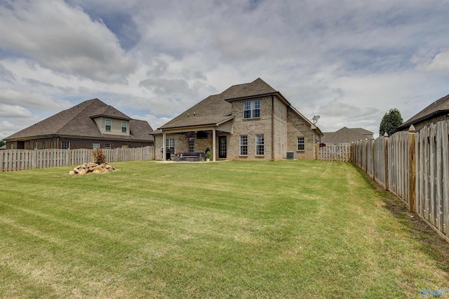 17092 Obsidian Cir, Athens, AL 35613 - back of house featuring brick siding and cooling unit