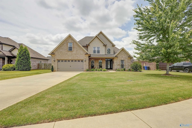 17092 Obsidian Cir, Athens, AL 35613 - craftsman inspired home featuring an attached garage, concrete driveway, and brick siding