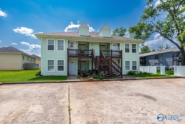 4114 Triana Blvd, Huntsville, AL 35802 - view of front of property with stairway and a chimney