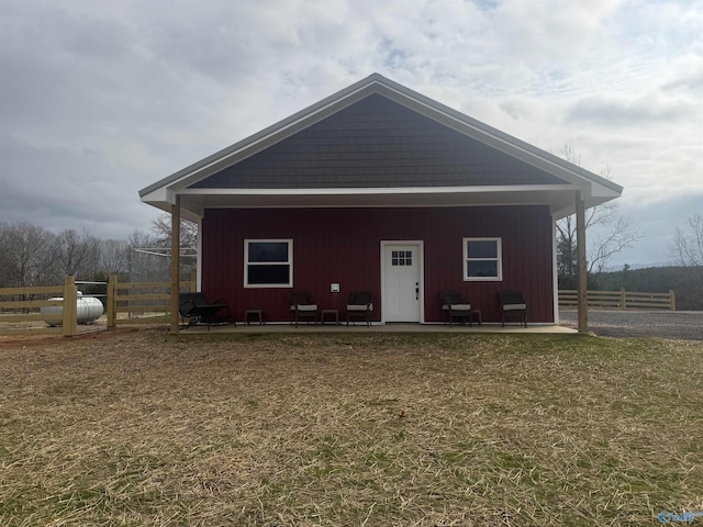 view of front of home