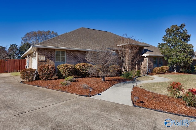 view of front of home