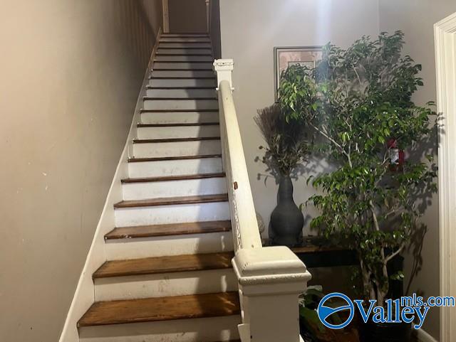 view of stairs