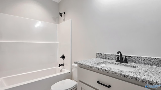 15685 Huntsville Brownsferry Rd, Athens, AL 35611 - full bathroom featuring toilet,  shower combination, and vanity