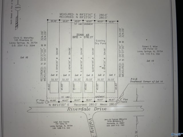 125 Riverdale Dr, Laceys Spring AL, 35754 land for sale