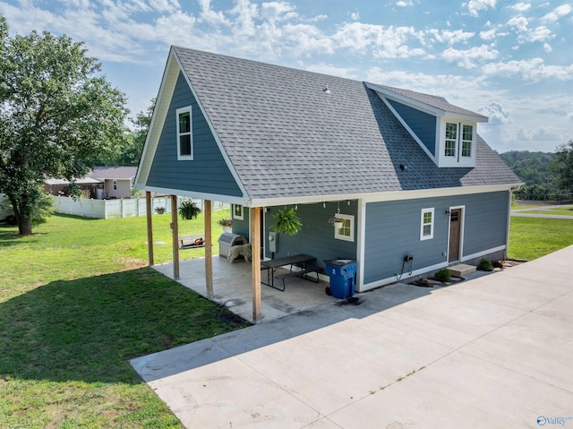 331 Ayers Cir, Grant, AL 35747 - view of property exterior featuring a patio and roof with shingles