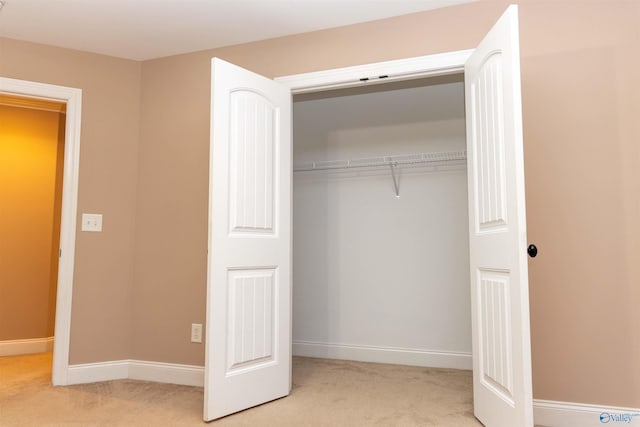 view of closet