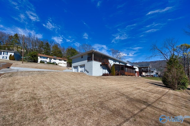 view of home's exterior featuring an attached garage