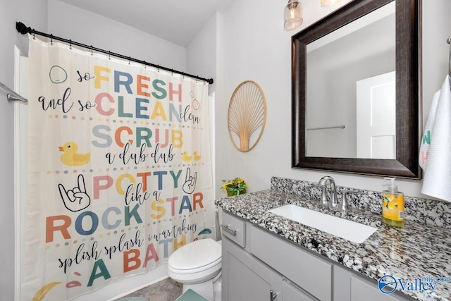 14614 Demarie Ln, Athens, AL 35613 - bathroom featuring vanity and a shower with curtain