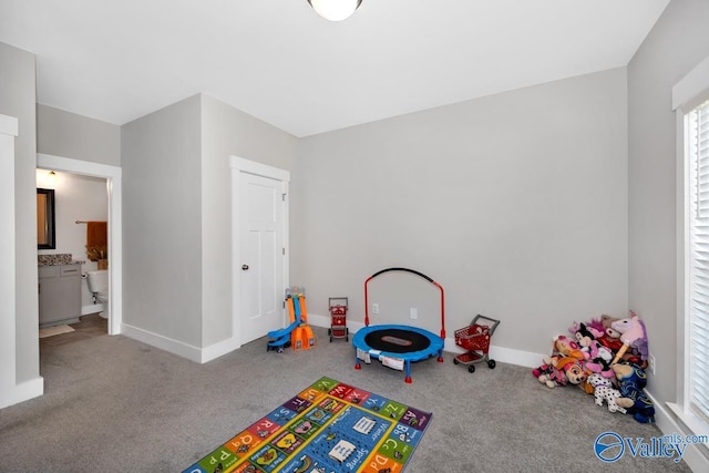 14614 Demarie Ln, Athens, AL 35613 - recreation room with carpet floors