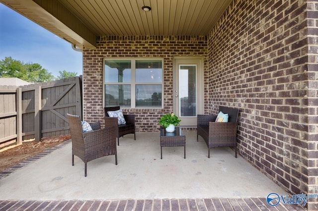 14614 Demarie Ln, Athens, AL 35613 - view of patio / terrace with a gate