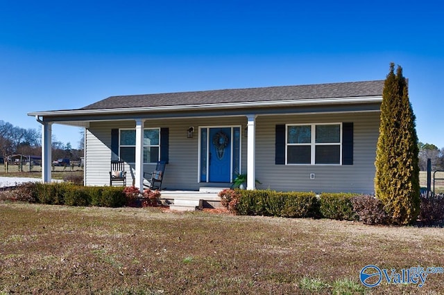 bungalow featuring covered porch