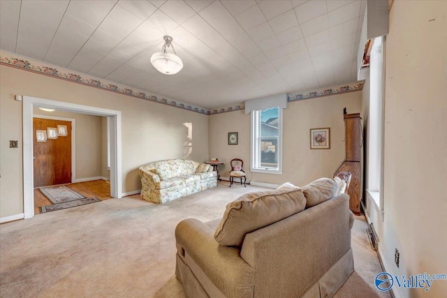104 Myrtle Pl, Stevenson, AL 35772 - living room with carpet flooring and baseboards