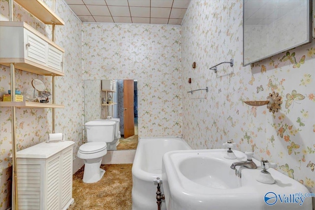 104 Myrtle Pl, Stevenson, AL 35772 - bathroom with toilet and a sink