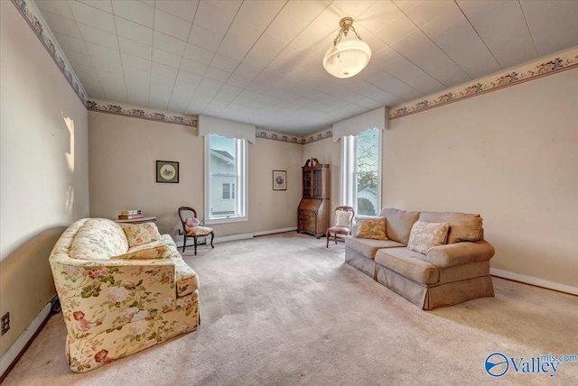 104 Myrtle Pl, Stevenson, AL 35772 - living room with carpet flooring and baseboards