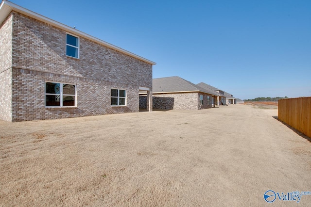 view of rear view of property