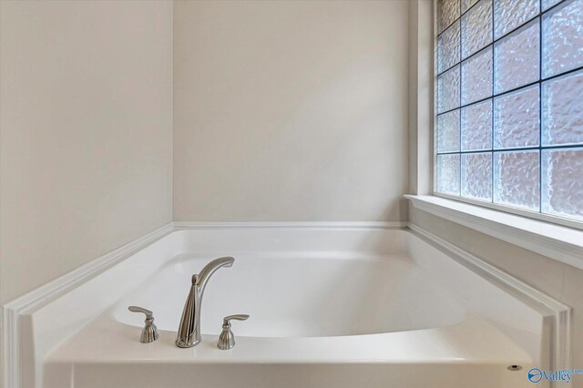 bathroom with a bathing tub