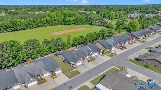 304 Santana Dr, Athens, AL 35611 - aerial view of residential area with a forest