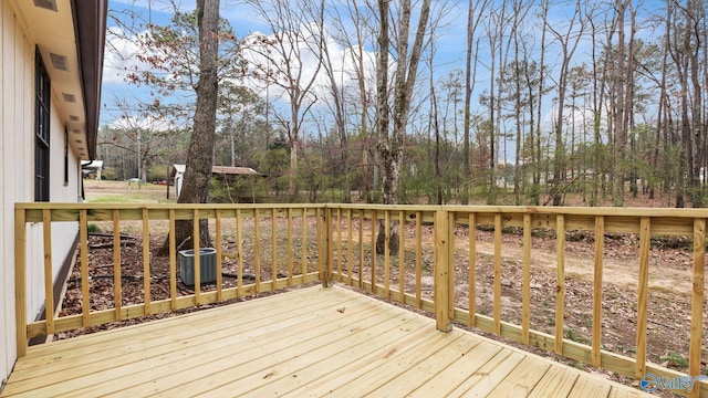 17395 County Road 31, Centre, AL 35960 - wooden deck featuring visible vents and central AC