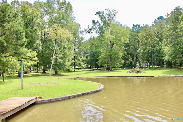 17395 County Road 31, Centre, AL 35960 - dock area featuring a water view and a lawn