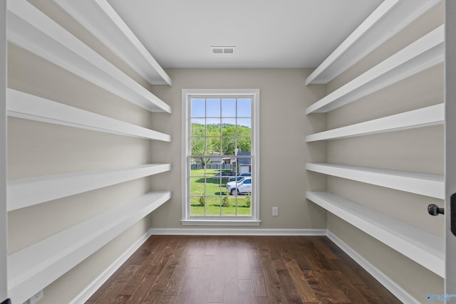 storage area featuring visible vents