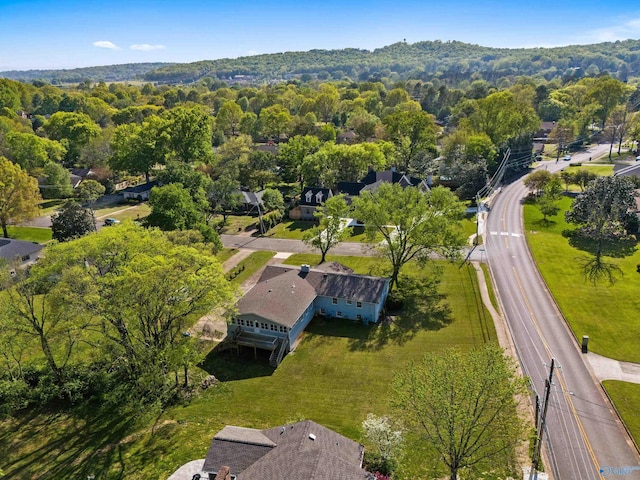 aerial view featuring a residential view