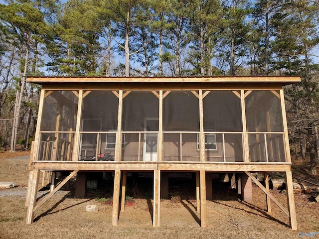 view of rear view of property