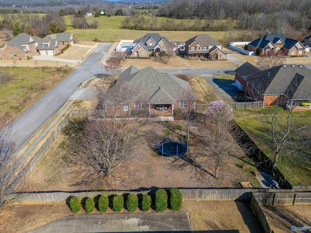 drone / aerial view featuring a residential view