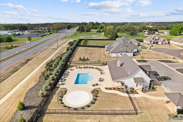 drone / aerial view