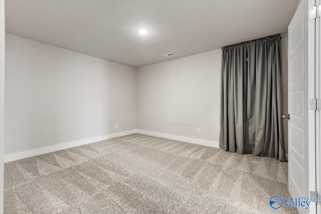 246 Tybee Dr, Madison, AL 35756 - empty room with baseboards, carpet flooring, and recessed lighting