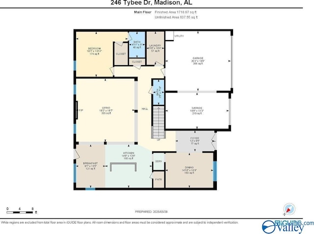 246 Tybee Dr, Madison, AL 35756 - property floor plan