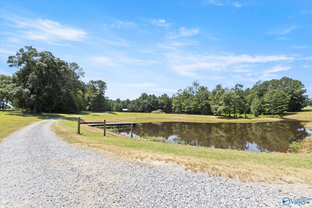 rear view of property featuring a yard and a trampoline