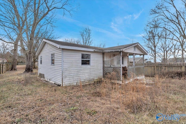 view of side of home