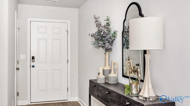 18882 Wicklow Cir, Athens, AL 35613 - entryway featuring wood finished floors and baseboards