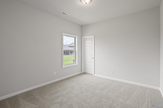 empty room with carpet floors