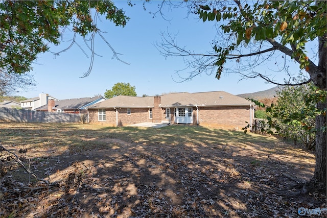 view of rear view of house