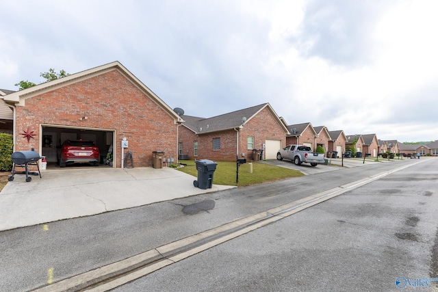 view of street with a residential view