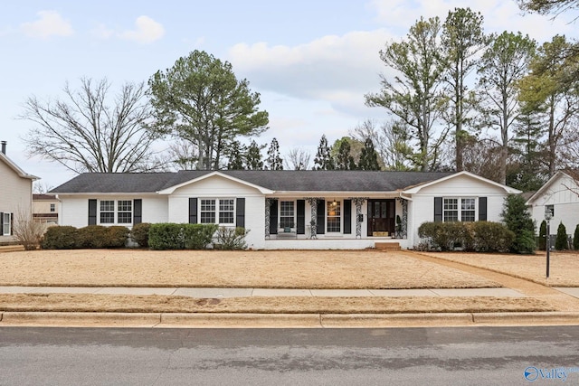 view of ranch-style house