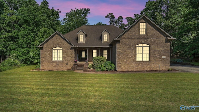 11266 Maggie Lou Dr, Tanner, AL 35671 - view of front of home with brick siding and a yard