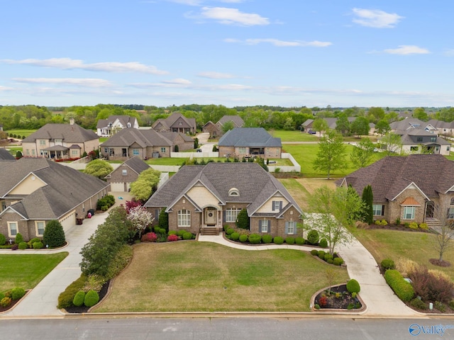 drone / aerial view featuring a residential view