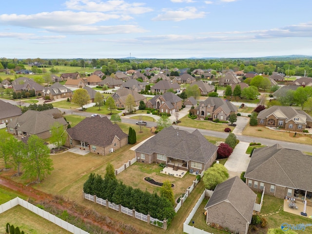 birds eye view of property featuring a residential view