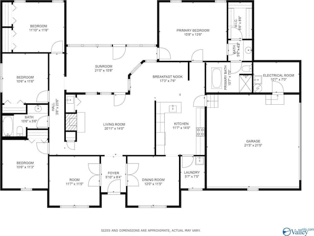 view of layout