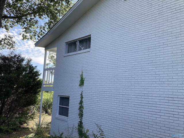 625 S Mountain Dr E, Trinity, AL 35673 - view of side of home with brick siding