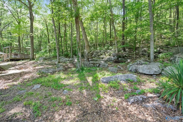 228 George Byrd Dr, Owens Cross Roads, AL 35763 - view of wooded area