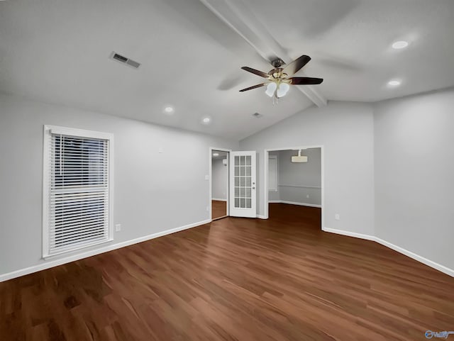 107 Patra Dr, Madison, AL 35758 - spare room featuring wood finished floors, a ceiling fan, and recessed lighting