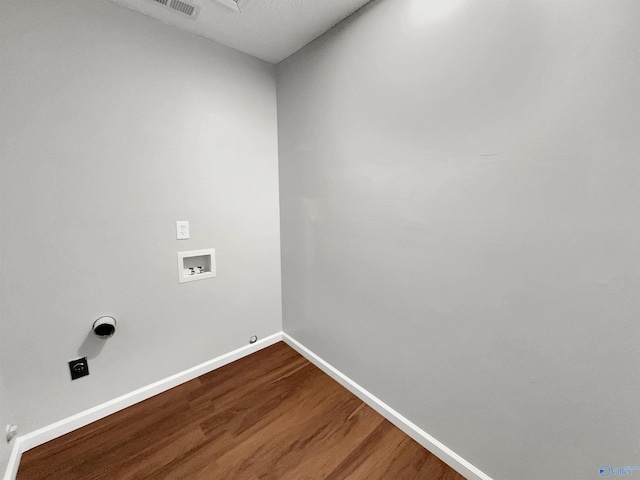 107 Patra Dr, Madison, AL 35758 - laundry room featuring washer hookup, gas dryer hookup, and dark wood-style flooring