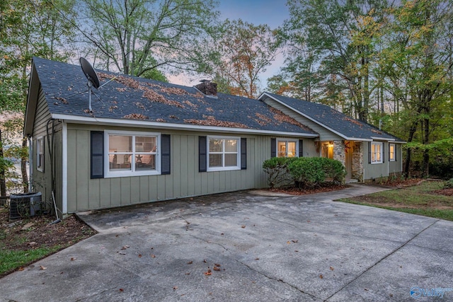 view of ranch-style house