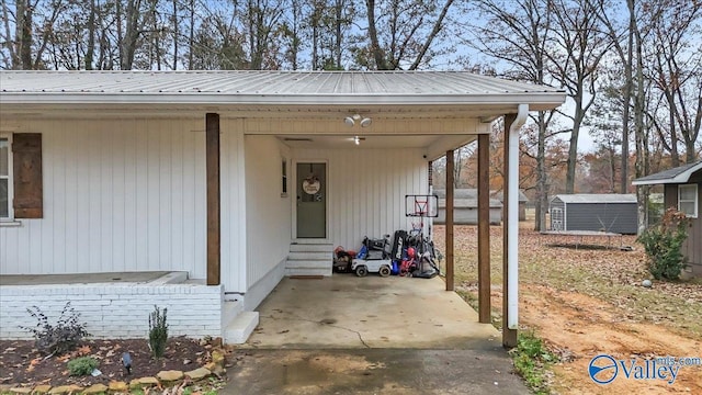 view of entrance to property